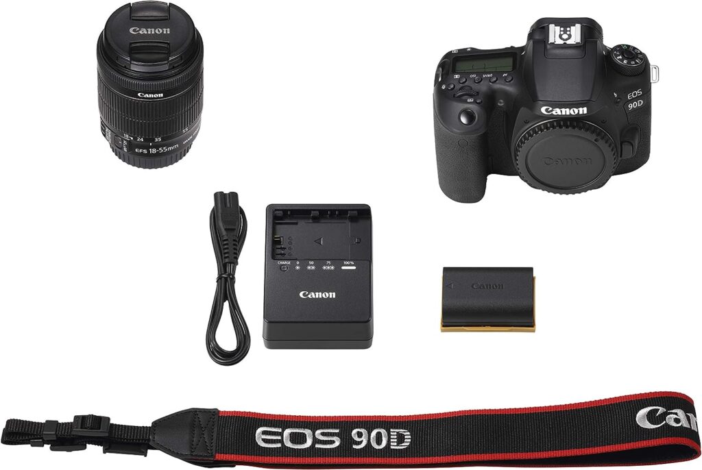 Canon EOS 90D 18-55 / 3.5-5.6 EF-S IS STM Fotocamera digitale 34.4 megapixel