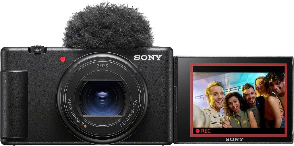 Vlog camera ZV-1 II di Sony | Fotocamera digitale (schermo orientabile per il vlogging, obiettivo con zoom grandangolare, video 4K, microfono multidirezionale)
