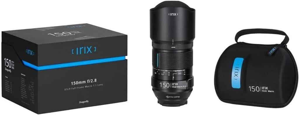 Irix 7640172191187 - Obiettivo per fotocamera compatta, obiettivo macro nero (fotocamera compatta 12/9, obiettivo macro, 0,345 m, Pentax K, 15 cm)