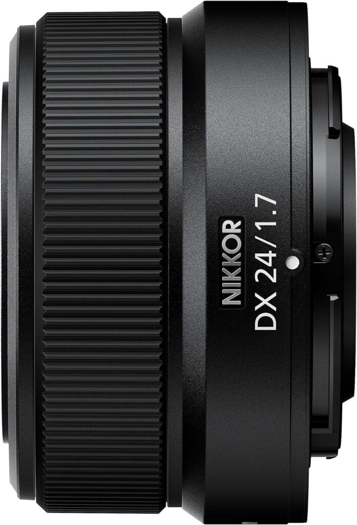Nikon NIKKOR Z DX 24mm f/1.7, Lunghezza Focale Fissa, Luminoso, Leggero, Versatile, Compatto, Nero. [Nital Card: 4 Anni di Garanzia]
