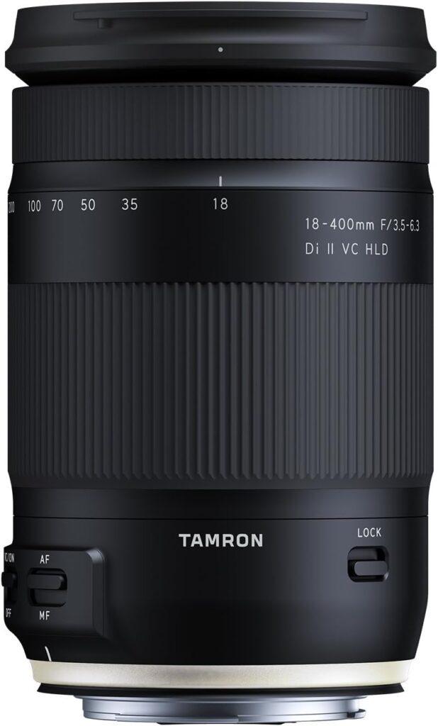 Tamron Zoom all-in-one DI-II VC HLD 18-400mm F/3.5-6.3 per fotocamere reflex digitali Canon APS-C (6 anni di garanzia limitata USA)