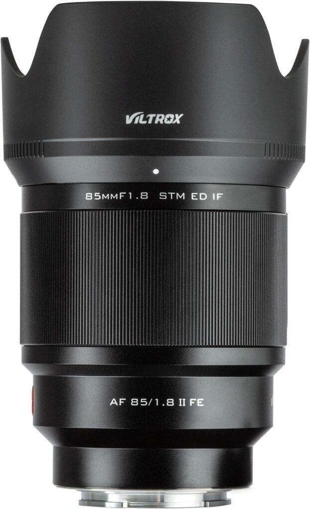 VILTROX Obiettivo 56mm F1.4 E Messa a fuoco automatica APS-C STM Ritratto Obiettivo per fotocamera Sony A5100 A6000 A6100 A6300 A6400 A6500 A6600 NEX-6 A7 A7S A7C A7Ⅱ A7RⅡ